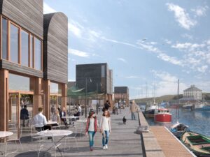Notification of Submission of Planning Application – Development of  Old Fishmarket Site, Harbour Road, Eyemouth.