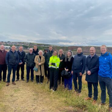Scottish Development International visit to Eyemouth